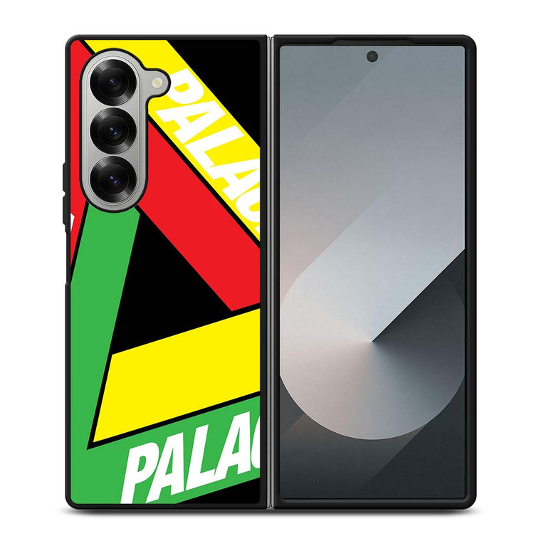 PALACE BIG LOGO RED YELLOW GREEN Samsung Galaxy Z Fold 6 Case Cover
