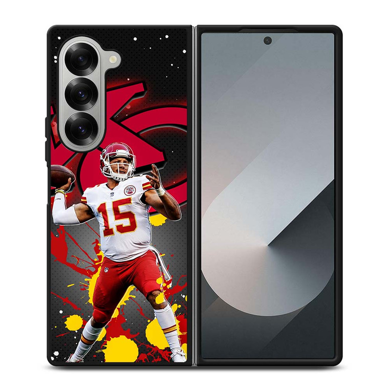 PATRICK MAHOMES KC CHIEFS NFL Samsung Galaxy Z Fold 6 Case Cover PATRICK MAHOMES KC CHIEFS NFL Samsung Galaxy Z Fold 6 Case Cover