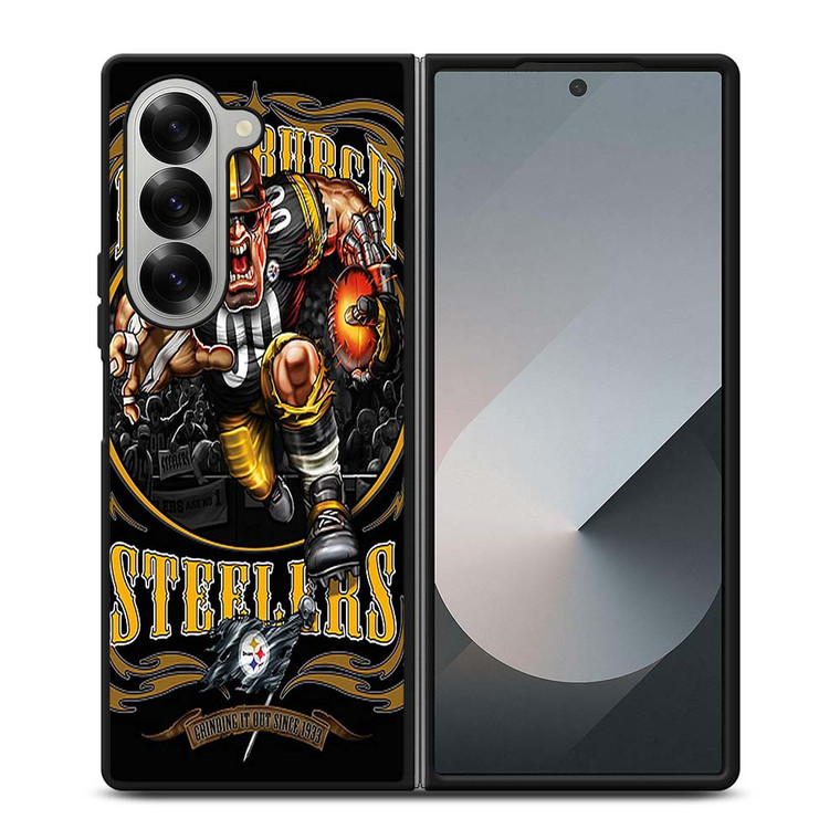 PITTSBURGH STEELERS RUN Samsung Galaxy Z Fold 6 Case Cover PITTSBURGH STEELERS RUN Samsung Galaxy Z Fold 6 Case Cover