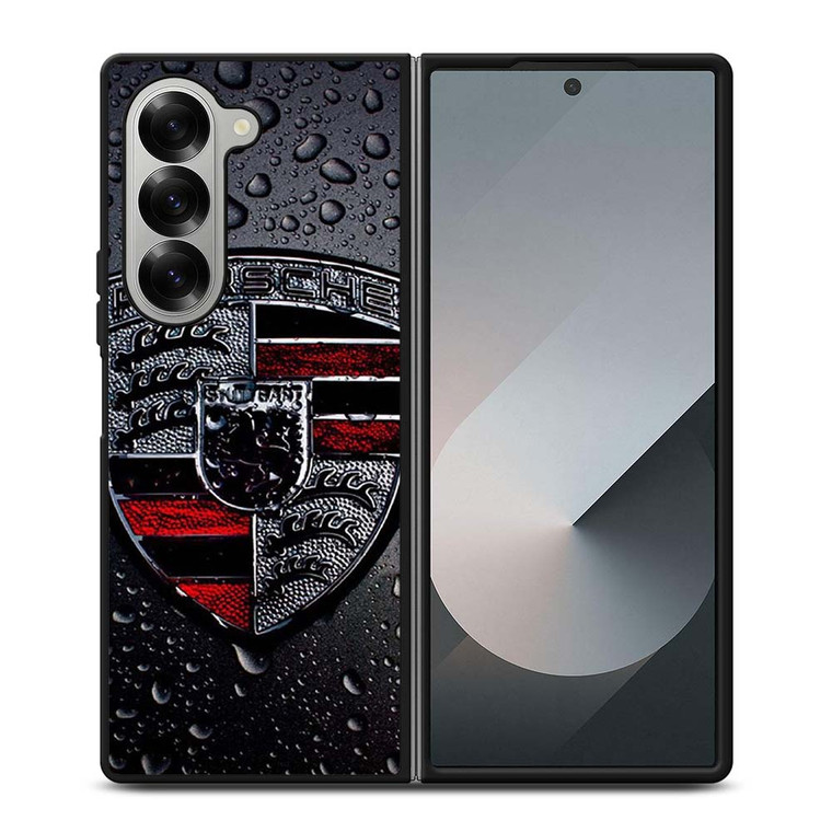 PORSCHE LOGO 2 Samsung Galaxy Z Fold 6 Case Cover