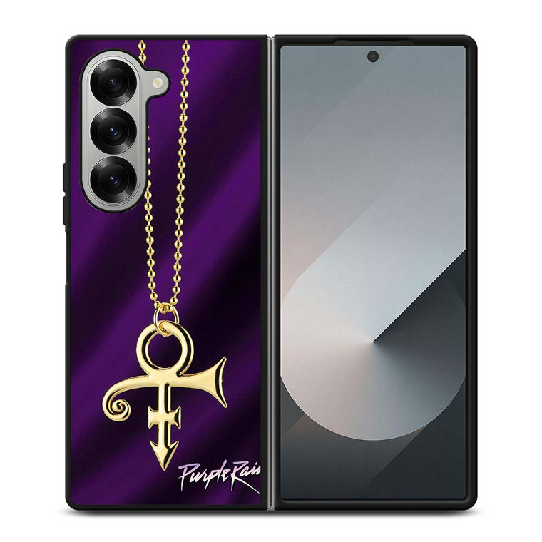 PRINCE PURPLE RAIN LOGO 2 Samsung Galaxy Z Fold 6 Case Cover PRINCE PURPLE RAIN LOGO 2 Samsung Galaxy Z Fold 6 Case Cover