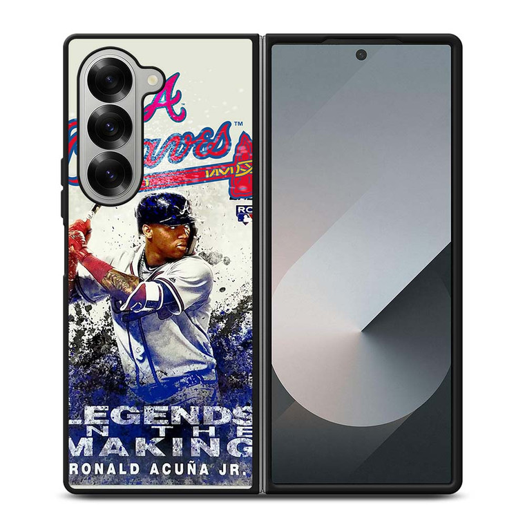 RONALD ACUNA JR ATLANTA BRAVES Samsung Galaxy Z Fold 6 Case Cover