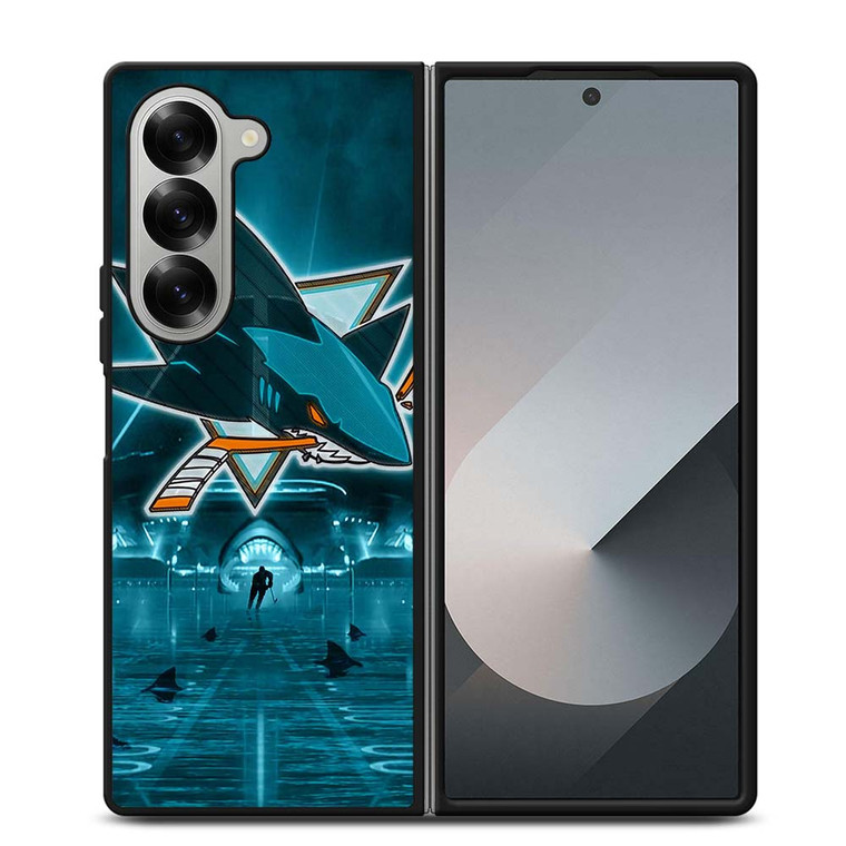 SAN JOSE SHARKS Samsung Galaxy Z Fold 6 Case Cover SAN JOSE SHARKS Samsung Galaxy Z Fold 6 Case Cover