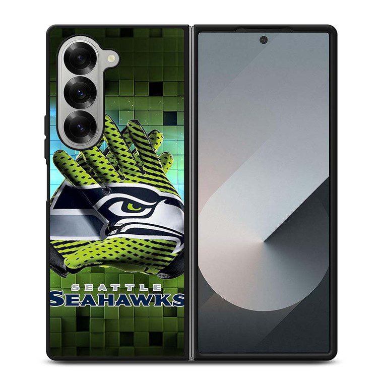 SEATTLE SEAHAWKS FOOTBALL HANDS Samsung Galaxy Z Fold 6 Case Cover