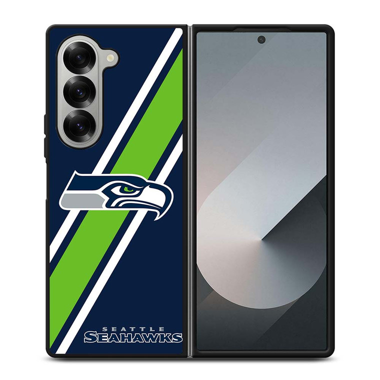 SEATTLE SEAHAWKS LOGO FOOTBALL TEAM Samsung Galaxy Z Fold 6 Case Cover