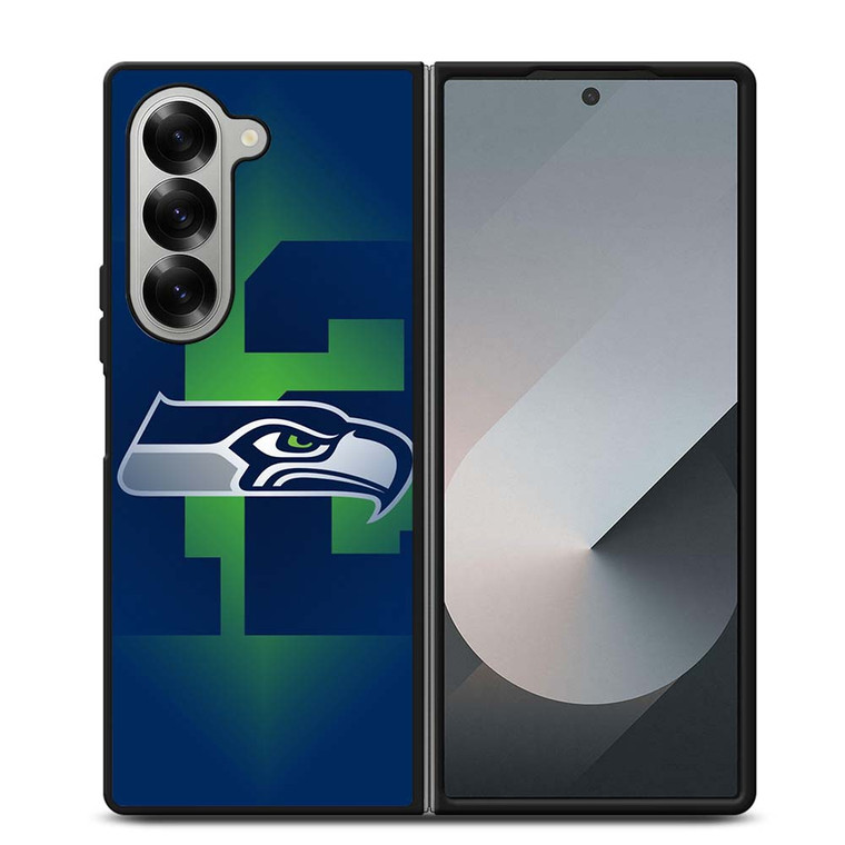 SEATTLE SEAHAWKS SILOUET Samsung Galaxy Z Fold 6 Case Cover