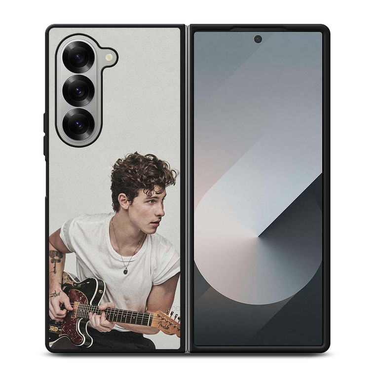 SHAWN MENDES AND GUITAR Samsung Galaxy Z Fold 6 Case Cover SHAWN MENDES AND GUITAR Samsung Galaxy Z Fold 6 Case Cover