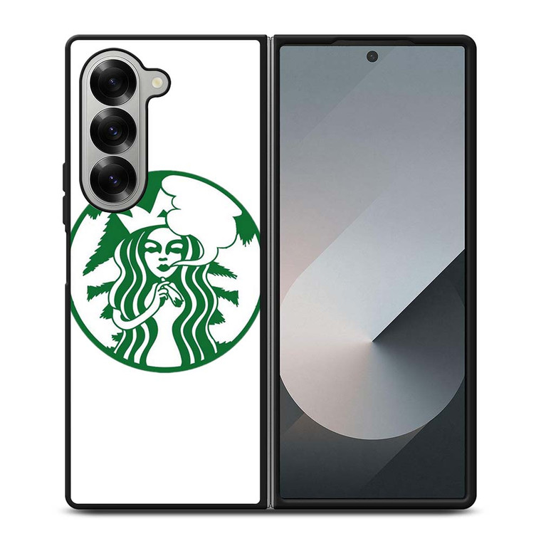 STARBUCKS MARIJUANA ART Samsung Galaxy Z Fold 6 Case Cover