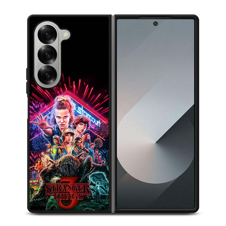 STRANGER THINGS 3 SERIES Samsung Galaxy Z Fold 6 Case Cover STRANGER THINGS 3 SERIES Samsung Galaxy Z Fold 6 Case Cover