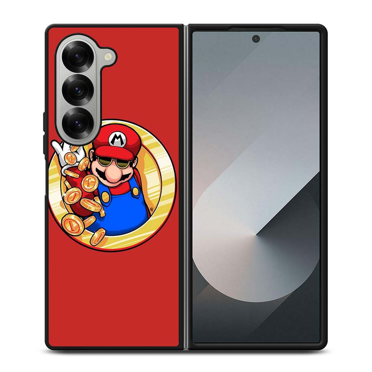 SUPER MARIO BROS COIN Samsung Galaxy Z Fold 6 Case Cover