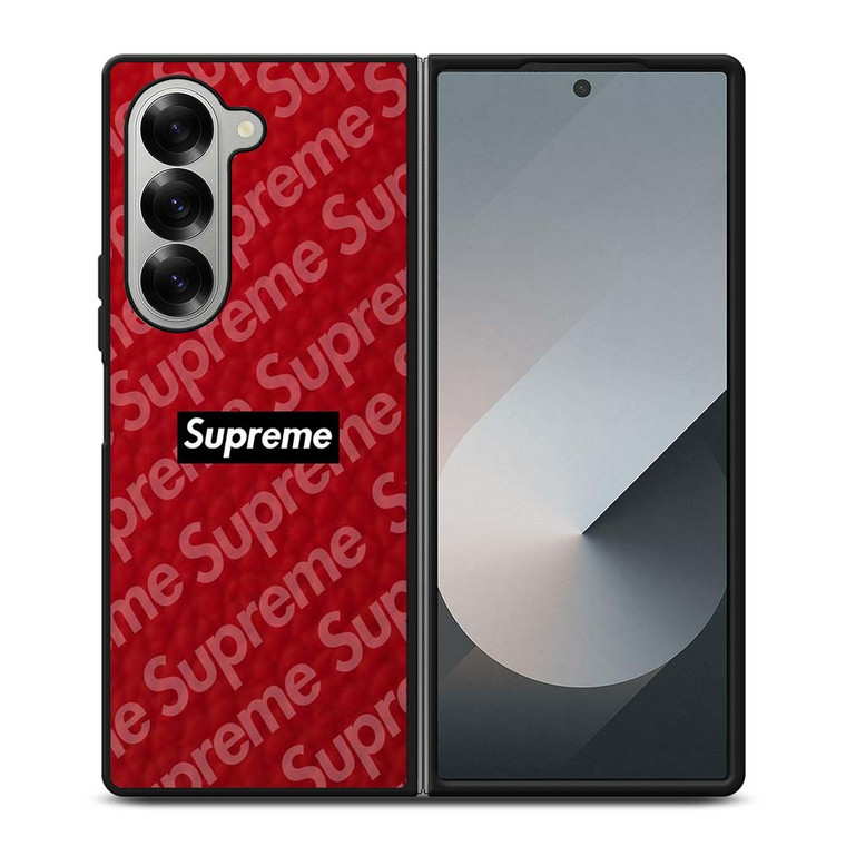 SUPREME LOGO COLLAGE Samsung Galaxy Z Fold 6 Case Cover