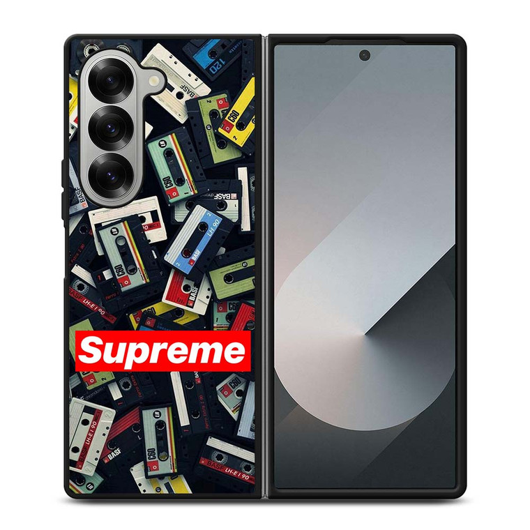 SUPREME LOGO TAPE WALKMAN Samsung Galaxy Z Fold 6 Case Cover