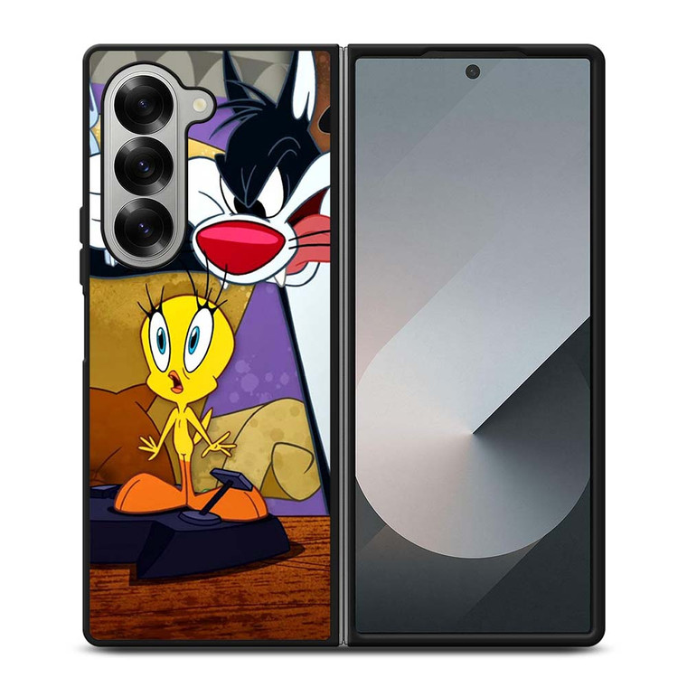 SYLVESTER AND TWEETY Samsung Galaxy Z Fold 6 Case Cover SYLVESTER AND TWEETY Samsung Galaxy Z Fold 6 Case Cover
