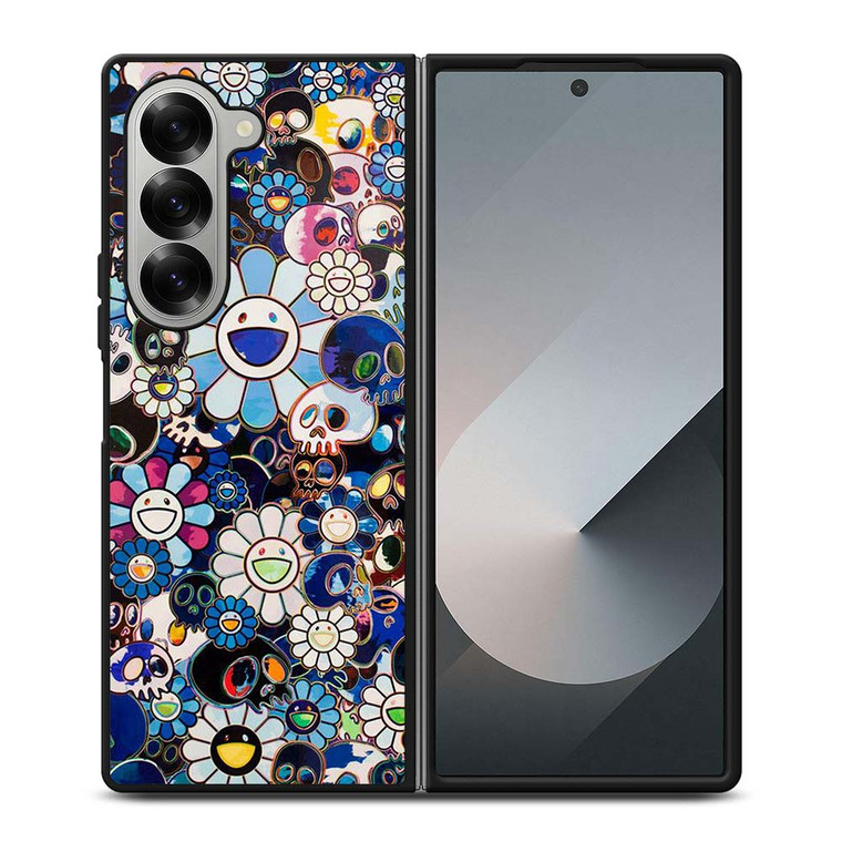 TAKASHI MURAKAMI SKULL Samsung Galaxy Z Fold 6 Case Cover