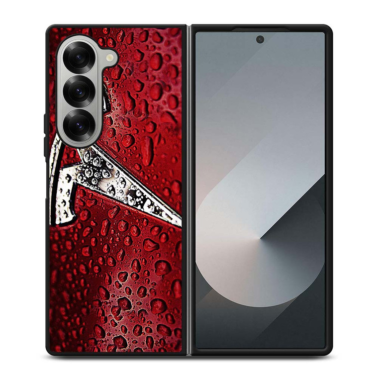 TESLA RED WATER EMBLEM Samsung Galaxy Z Fold 6 Case Cover