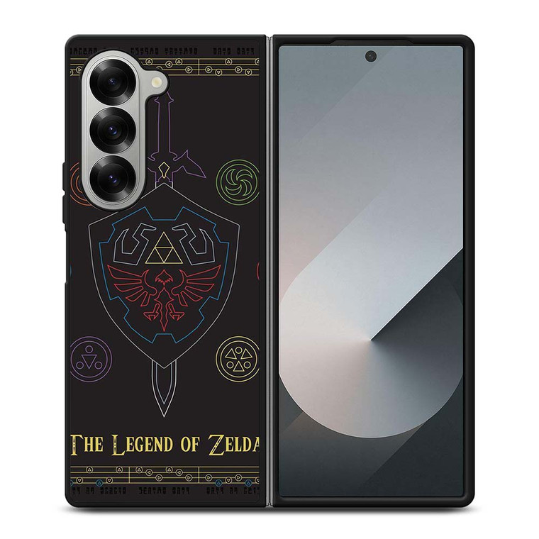 THE LEGEND OF ZELDA GAME ICON LOGO Samsung Galaxy Z Fold 6 Case Cover