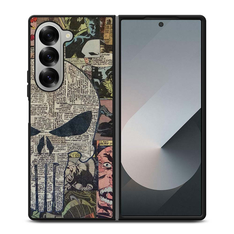 THE PUNISHER COMIC Samsung Galaxy Z Fold 6 Case Cover