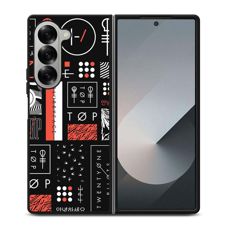 TWENTY ONE PILOTS BLURRYFACE ART Samsung Galaxy Z Fold 6 Case Cover