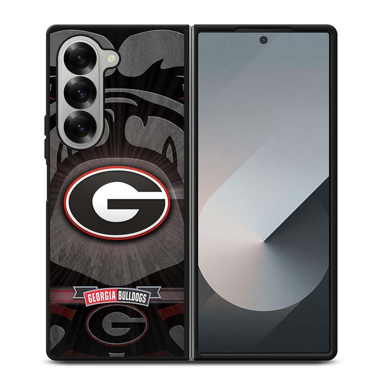 UNIVERSITY OF GEORGIA BULLDOGS 2 Samsung Galaxy Z Fold 6 Case Cover