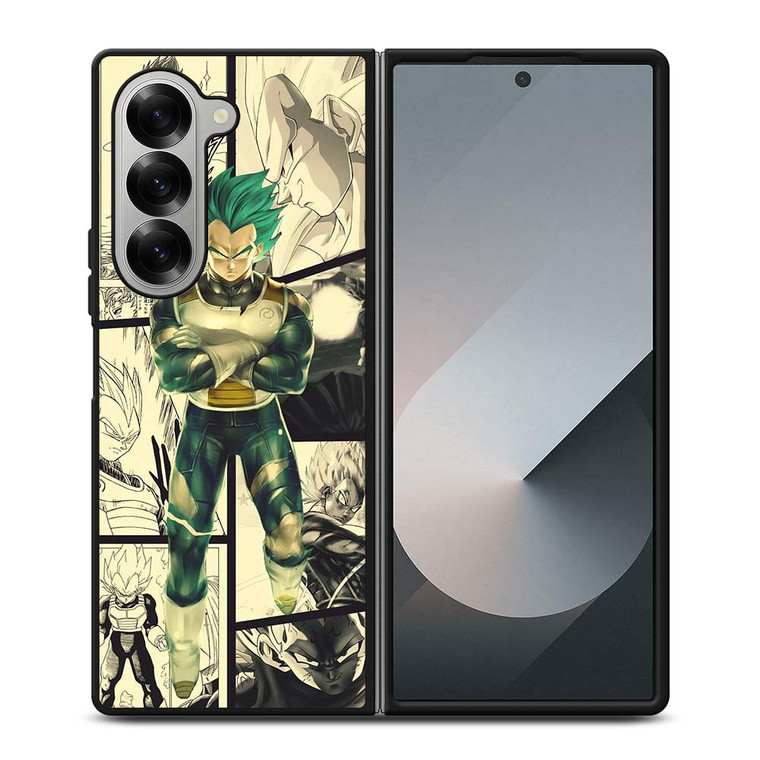 VEGETA DRAGONBALL COMIC Samsung Galaxy Z Fold 6 Case Cover