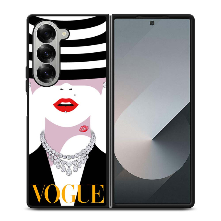 VOGUE LOGO WOMAN Samsung Galaxy Z Fold 6 Case Cover