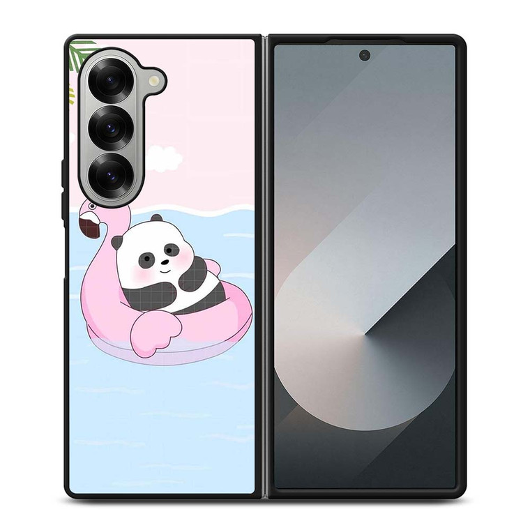 WE BARE BEARS PANDA SUMMER Samsung Galaxy Z Fold 6 Case Cover