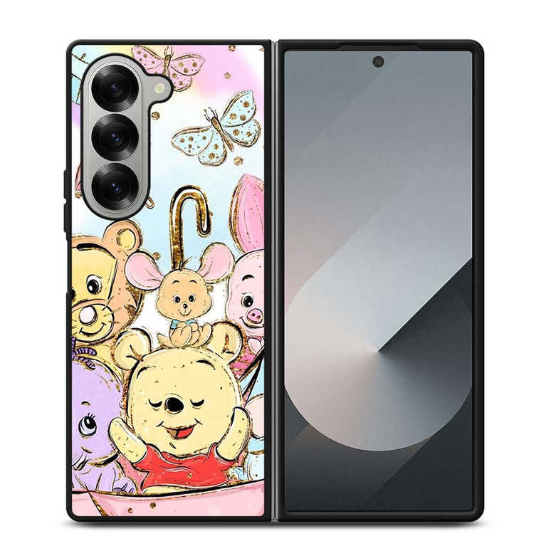 WINNIE THE POOH AND FRIENDS UMBRELA Samsung Galaxy Z Fold 6 Case Cover