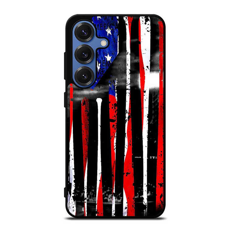 AMERICAN FLAG BASEBALL FIELD Samsung Galaxy S25 Case