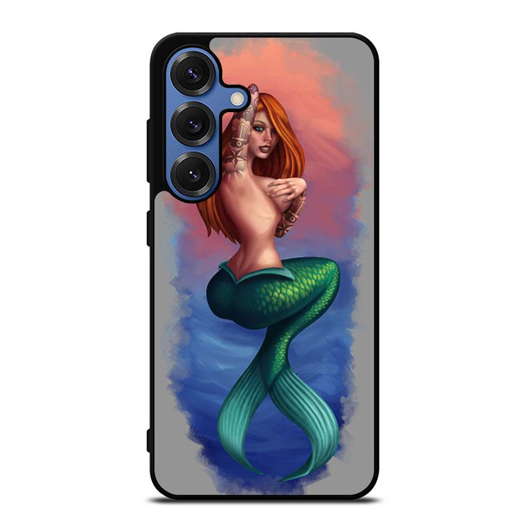 ANIMATED MERMAID TATTOO Samsung Galaxy S25 Case