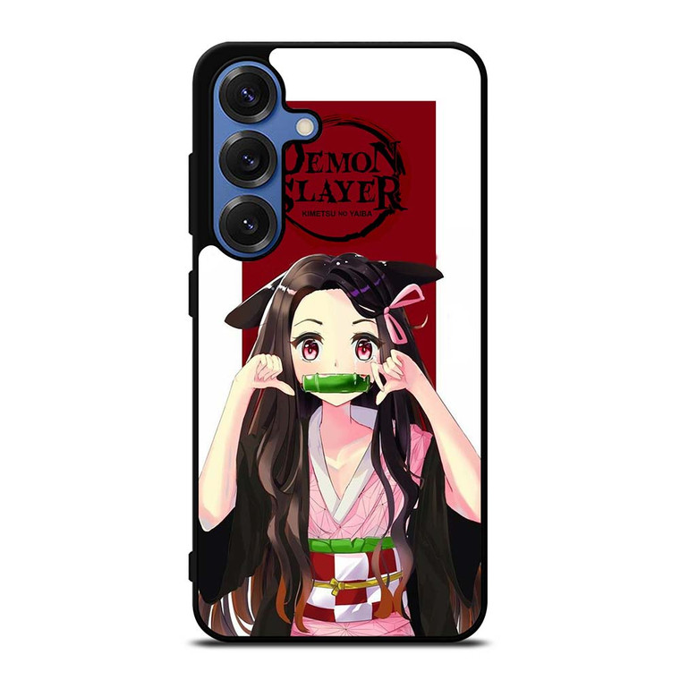 ANIME DEMON SLAYER KIMETSU NO YAIBA CUTE NEZUKO Samsung Galaxy S25 Case