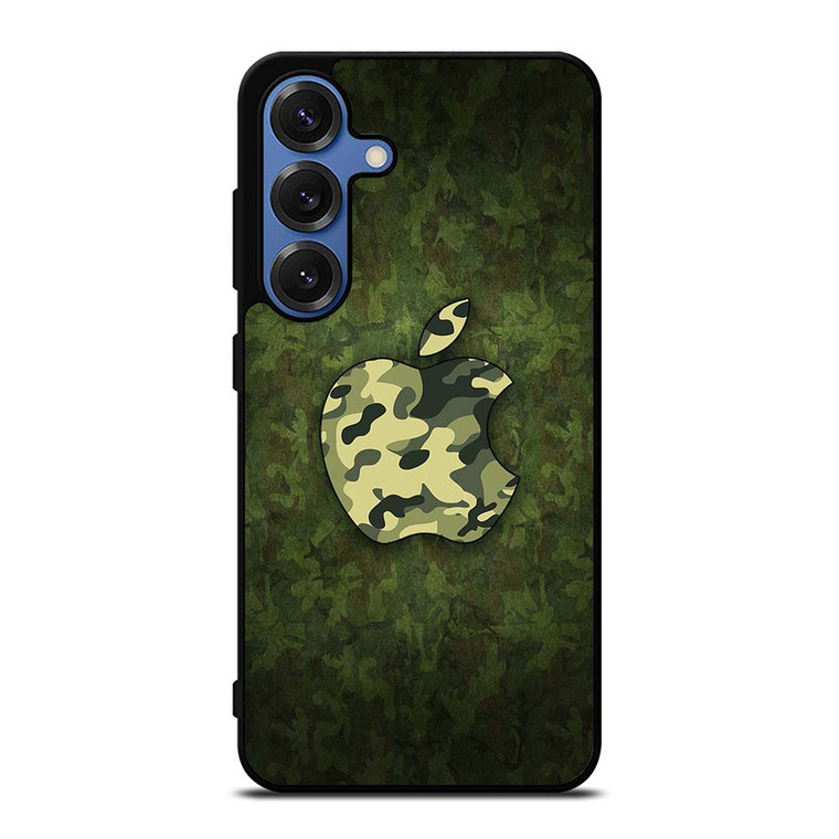 APPLE LOGO CAMO GREEN Samsung Galaxy S25 Case