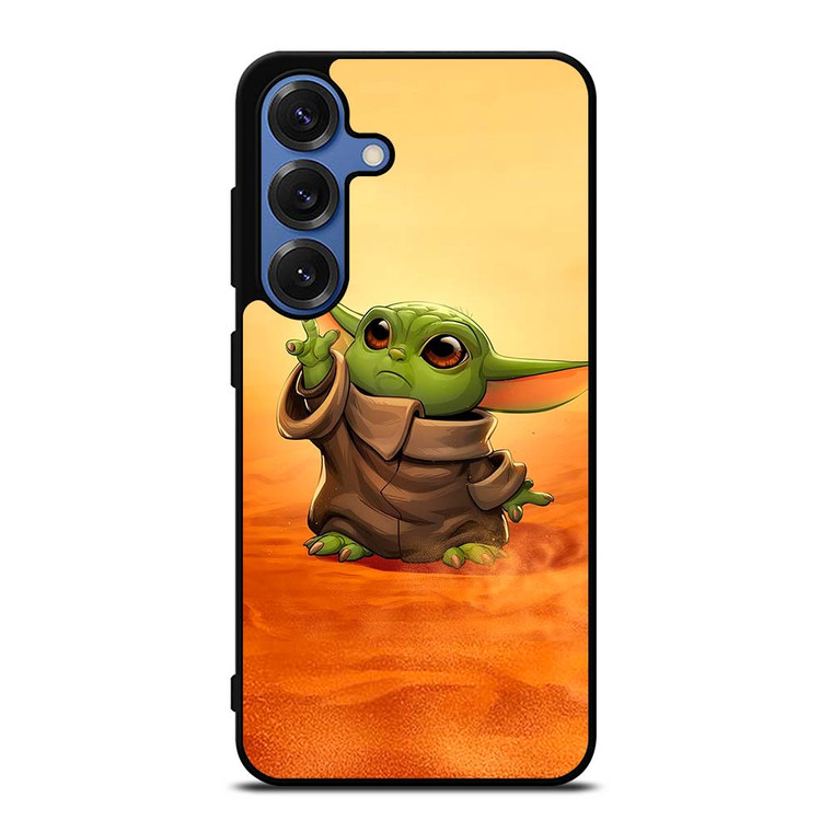 BABY YODA CARTOON STAR WARS Samsung Galaxy S25 Case