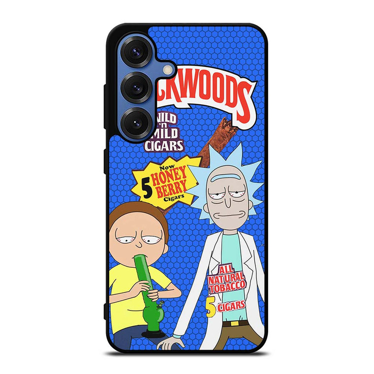 BACKWOODS RICK AND MORTY BLUE Samsung Galaxy S25 Case