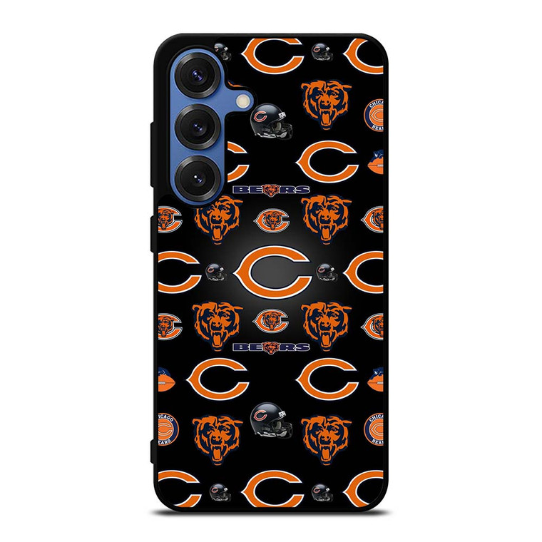 CHICAGO BEARS LOGO COLLAGE Samsung Galaxy S25 Case