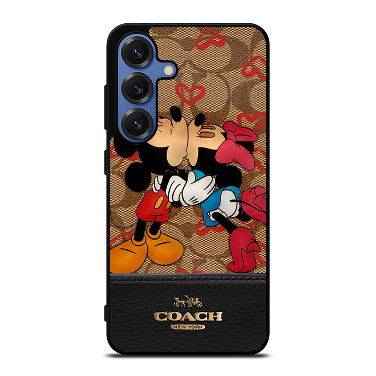 COACH NEW YORK BROWN MICKEY Samsung Galaxy S25 Case