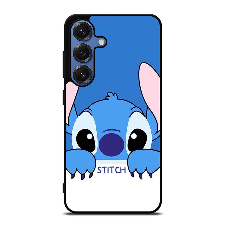 DISNEY STITCH CARTOON SIMPLE FLAT Samsung Galaxy S25 Case
