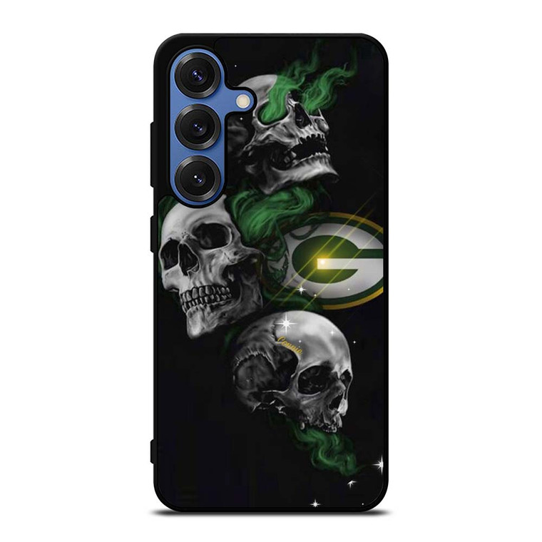 GREEN BAY PACKERS SKULLS AREA Samsung Galaxy S25 Case