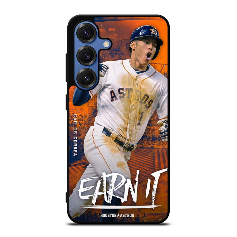 HOUSTON ASTROS CARLOS CORREA Samsung Galaxy S25 Case