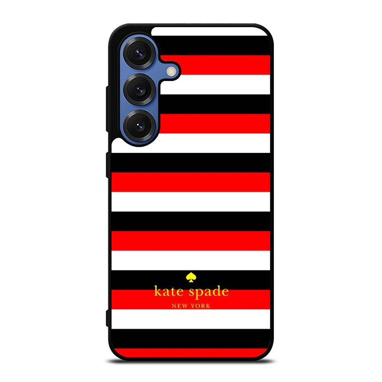 KATE SPADE PATTERN RED BLACK Samsung Galaxy S25 Case