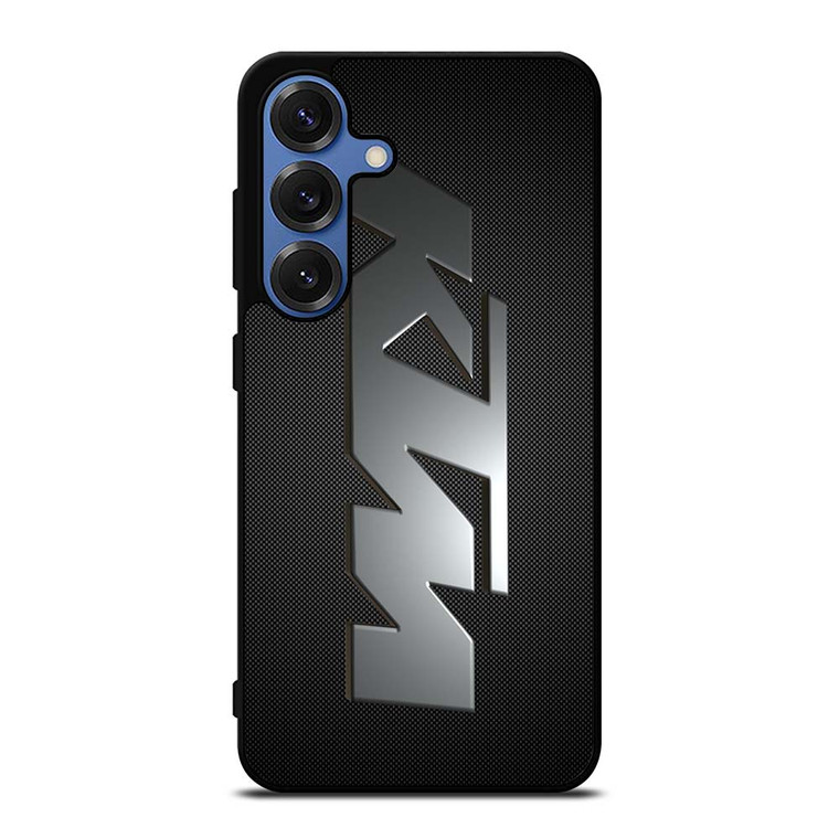 KTM CHROME LOGO CARBON Samsung Galaxy S25 Case