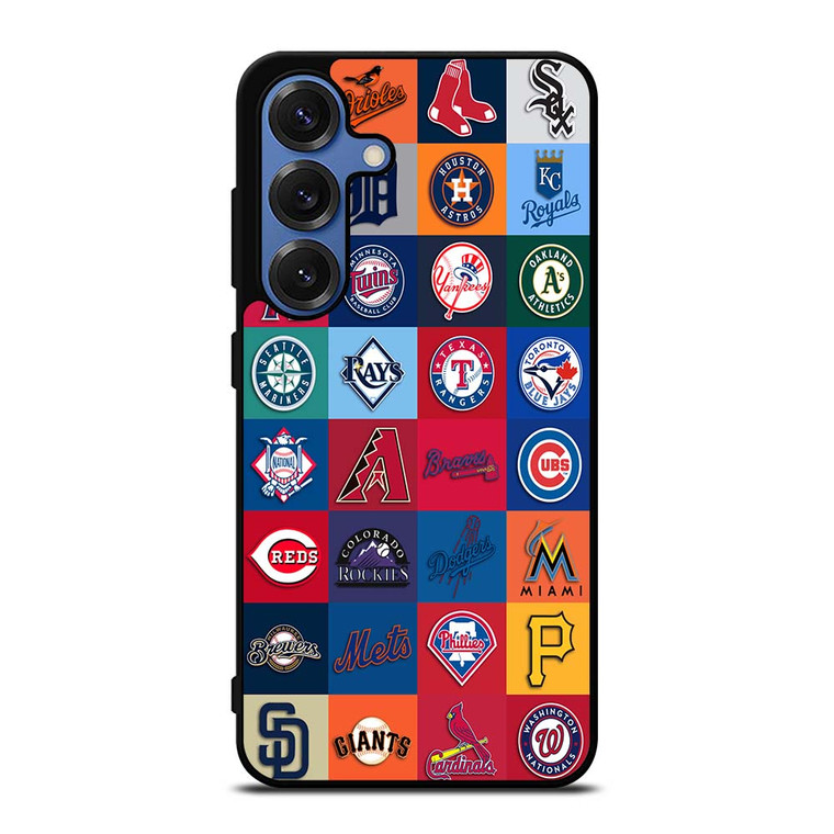MAJOR BASEBALL LEAGUE CLUB COLLAGE Samsung Galaxy S25 Case