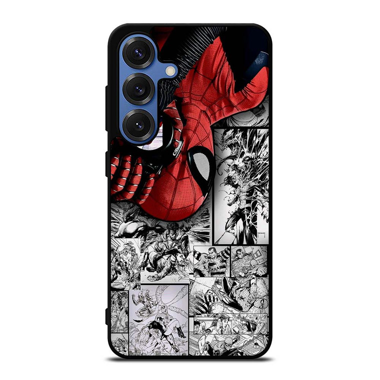 MARVEL SPIDERMAN POTRAIT COMIC Samsung Galaxy S25 Case