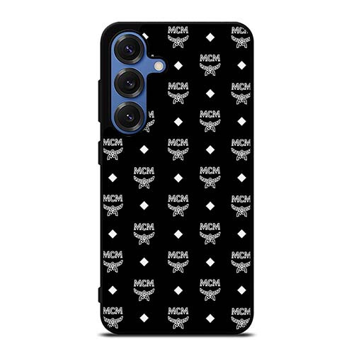 MCM WORLDWIDE ICON BLACK Samsung Galaxy S25 Case