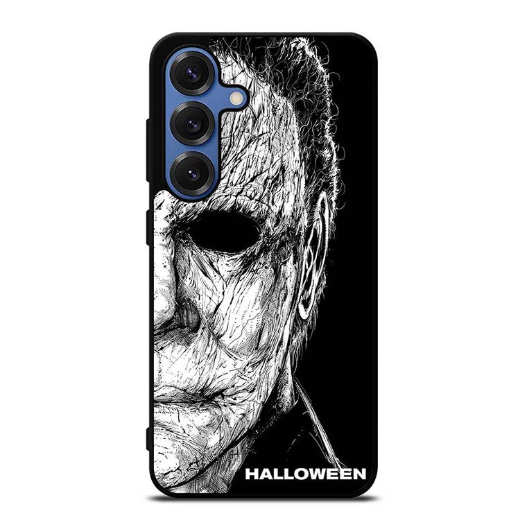 MICHAEL MYERS FACE HALLOWEEN FACE ART Samsung Galaxy S25 Case