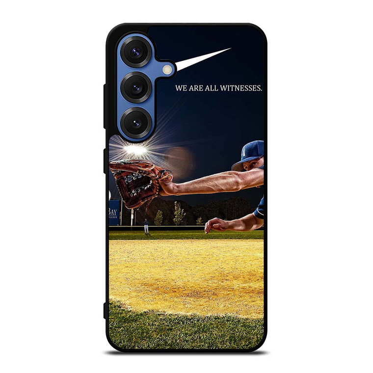 NIKE LOGO WE ARE ALL WITNESSES BASEBALL Samsung Galaxy S25 Case
