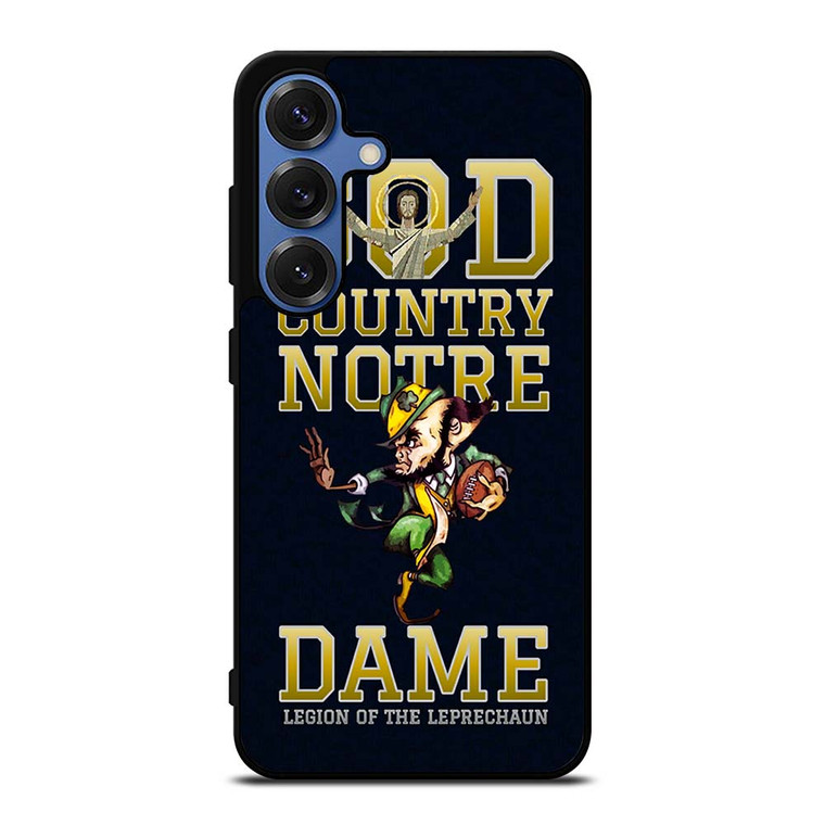 NOTRE DAME FIGHTING GOD COUNTRY Samsung Galaxy S25 Case
