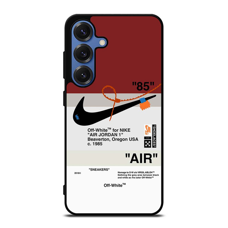 OFF WHITE NIKE AIR JORDAN Samsung Galaxy S25 Case