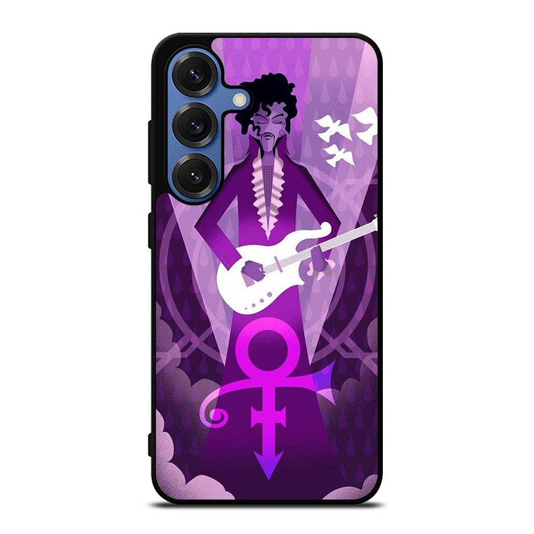 PRINCE PURPLE RAIN CARTOON Samsung Galaxy S25 Case PRINCE PURPLE RAIN CARTOON Samsung Galaxy S25 Case