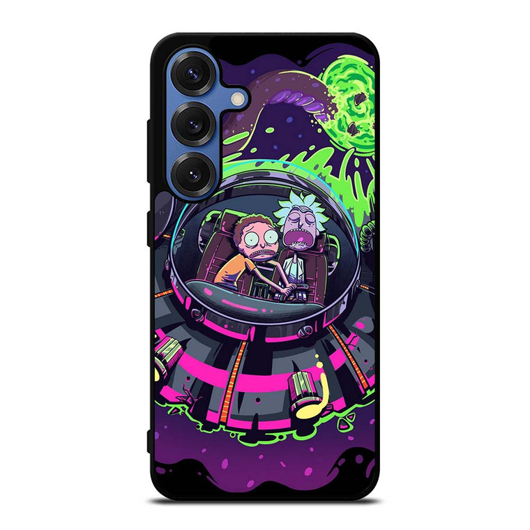 RICK AND MORTY UFO ART Samsung Galaxy S25 Case