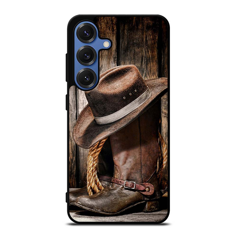 RODEO COWBOY LASSO BOOTS Samsung Galaxy S25 Case
